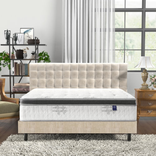 YORKHOMO Van 11.51 Inch Firm Pocket Spring Pillow Top Hybrid Mattress in a Box & Reviews